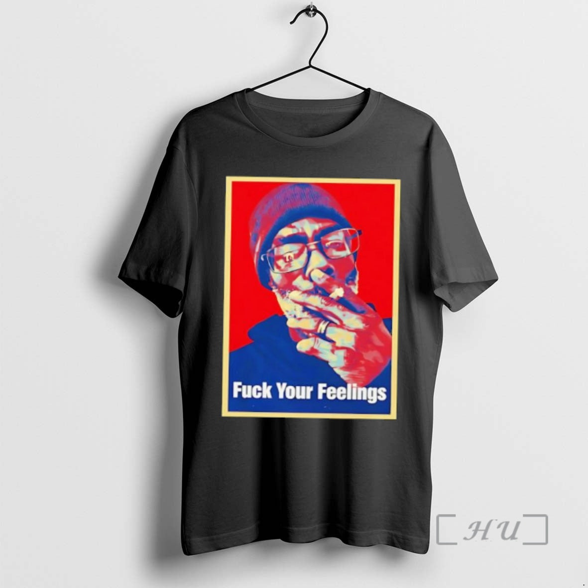 Officials Fuck Your Feelings Black Man Smoking Beanie Glasses T-Shirts, Hoodie, Sweatshirt - T-Shirt, Sweatshirt, Hoodie