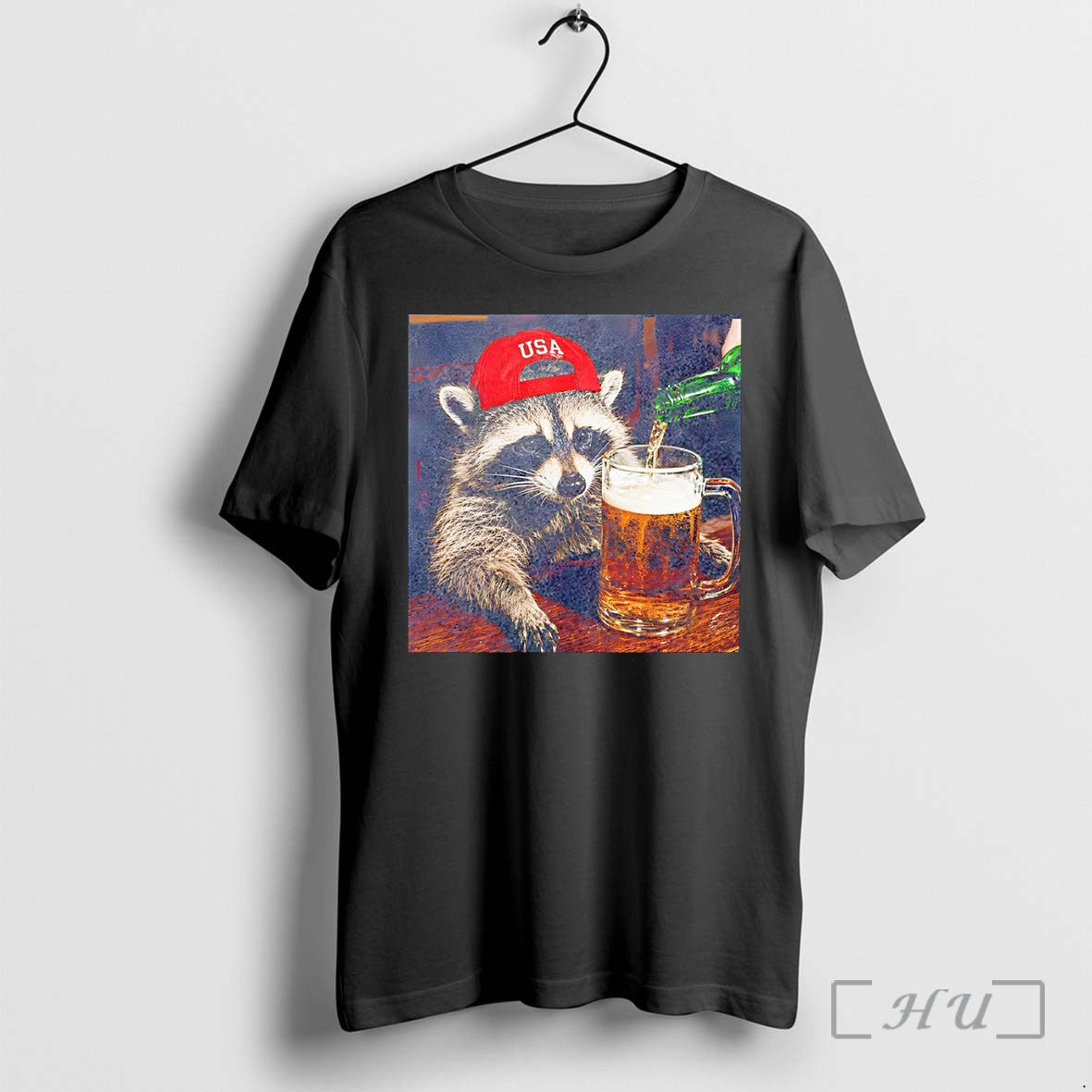 Officials Funny Raccoon Beer Patriotic Usa 4th Of July 2026 Unisex T-shirt, Sweatshirt, Hoodie, Long Sleeve Tee - T-Shirt, Sweatshirt, Hoodie