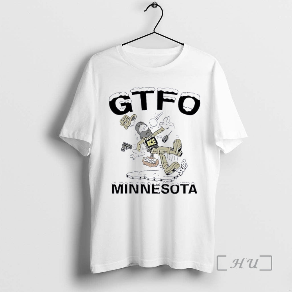 Officials Gtfo Minnesota Not Police Ice Caricature T-Shirts, Hoodie, Sweatshirt - T-Shirt, Sweatshirt, Hoodie