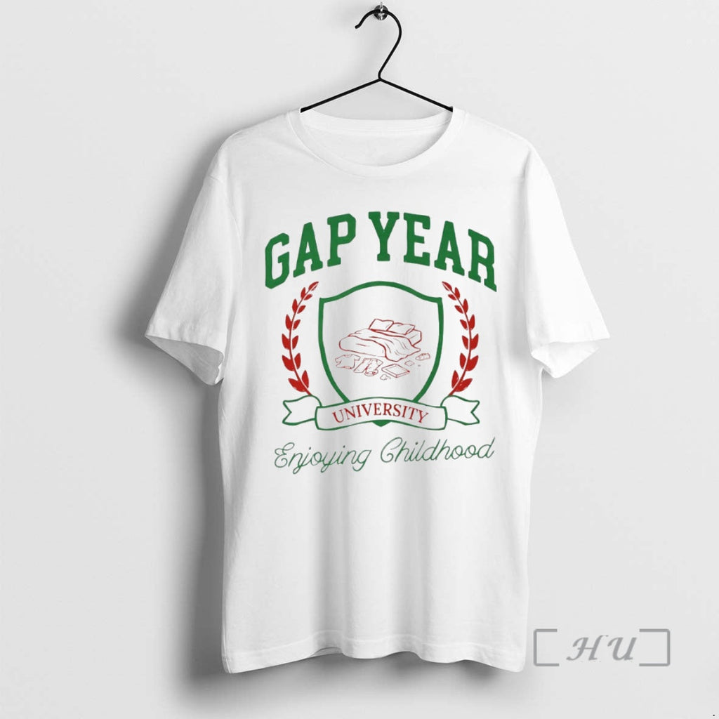 Officials Gap Year Enjoying Childhood University Logo Circle T-Shirts, Hoodie, Sweatshirt - T-Shirt, Sweatshirt, Hoodie