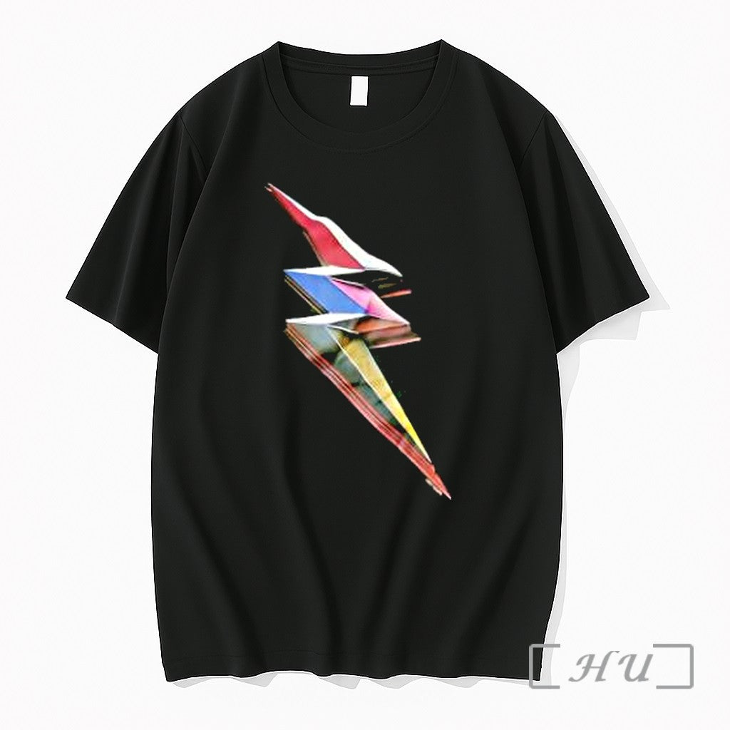 Officials Geometric Prismatic Multi Color Lightning Unisex T-shirt, Sweatshirt, Hoodie, Long Sleeve Tee - T-Shirt, Sweatshirt, Hoodie