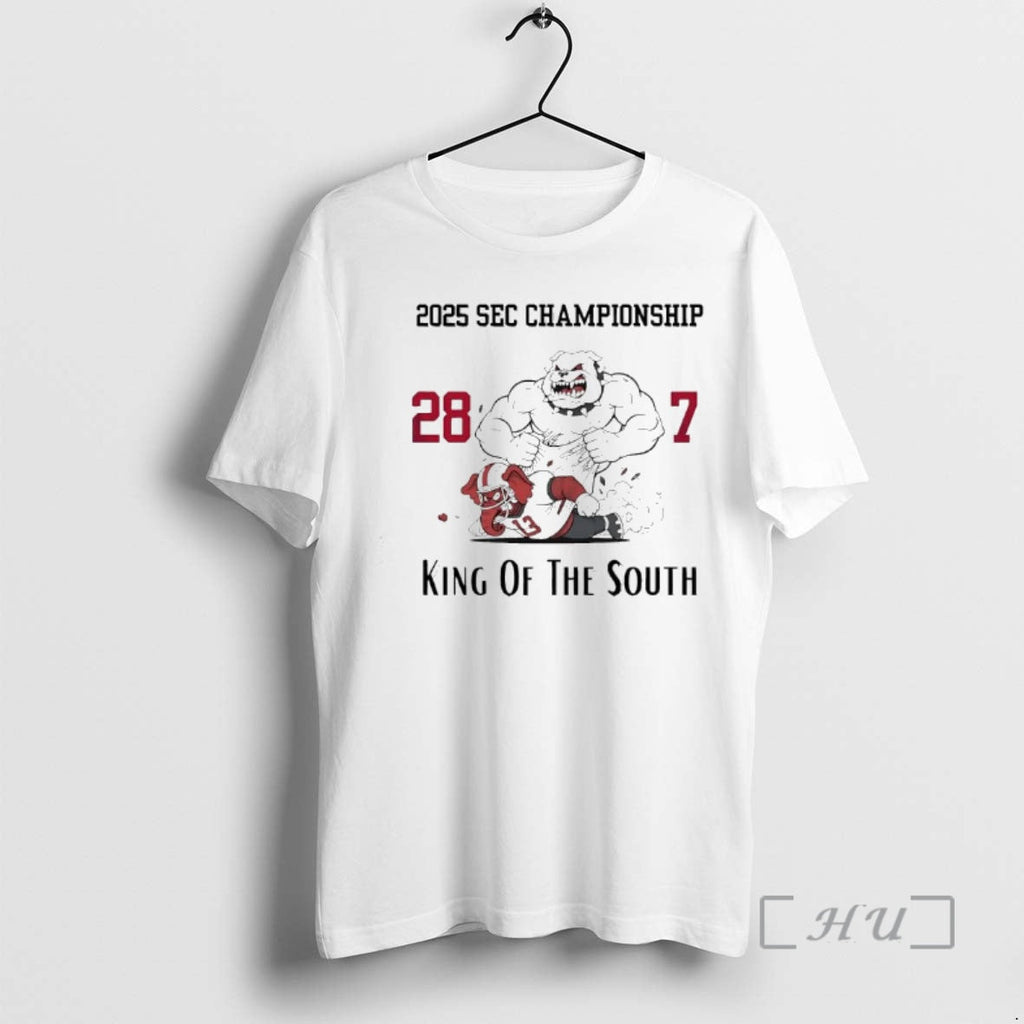 Officials Georgia Bulldogs 2025 Sec Conference Championship 28 7 King South T-Shirts, Hoodie, Sweatshirt - T-Shirt, Sweatshirt, Hoodie