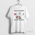 Officials Georgia Bulldogs 2025 Sec Conference Championship 28 7 King South T-Shirts, Hoodie, Sweatshirt - T-Shirt, Sweatshirt, Hoodie