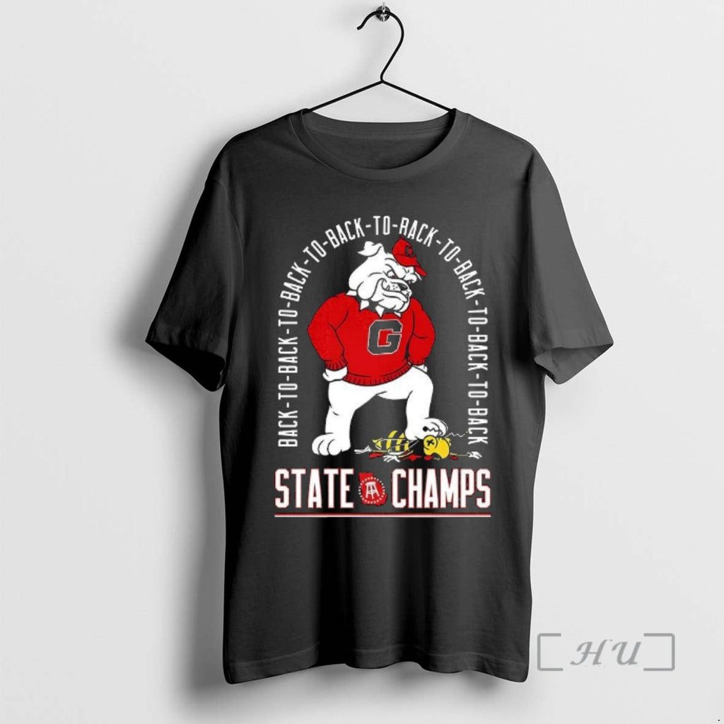 Officials Georgia Bulldogs Vs Georgia Tech Yellow Jackets Back Back State Champs T-Shirts, Hoodie, Sweatshirt - T-Shirt, Sweatshirt, Hoodie