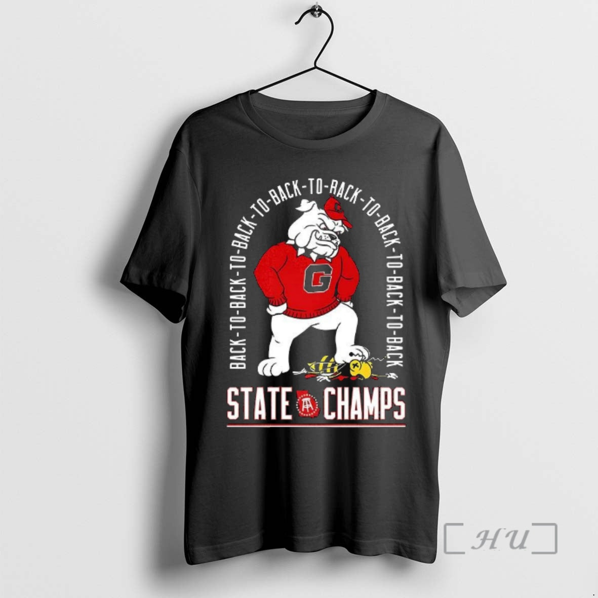 Officials Georgia Bulldogs Vs Georgia Tech Yellow Jackets Back Back State Champs T-Shirts, Hoodie, Sweatshirt - T-Shirt, Sweatshirt, Hoodie