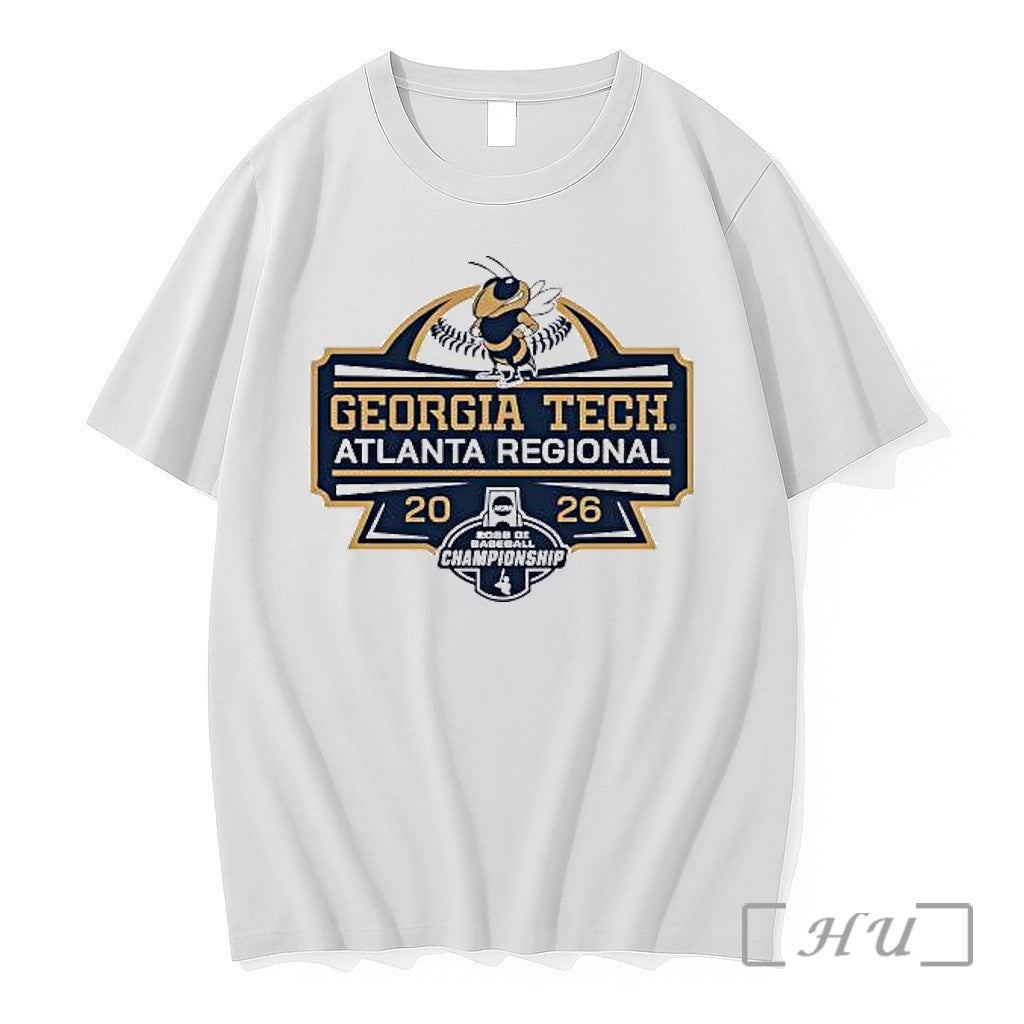 Officials Georgia Tech Atlanta Regional 2026 Ncaa Division I Baseball Championship Premium T Shirts Sweater - T-Shirt, Sweatshirt, Hoodie