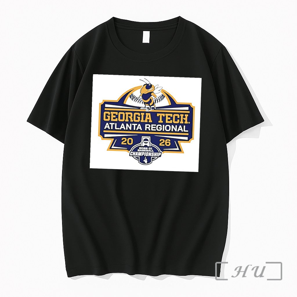 Officials Georgia Tech Yellow Jackets Baseball Atlanta Regional 2026 Tee Unisex T-shirt, Sweatshirt, Hoodie, Long Sleeve Tee - T-Shirt, Sweatshirt, Hoodie
