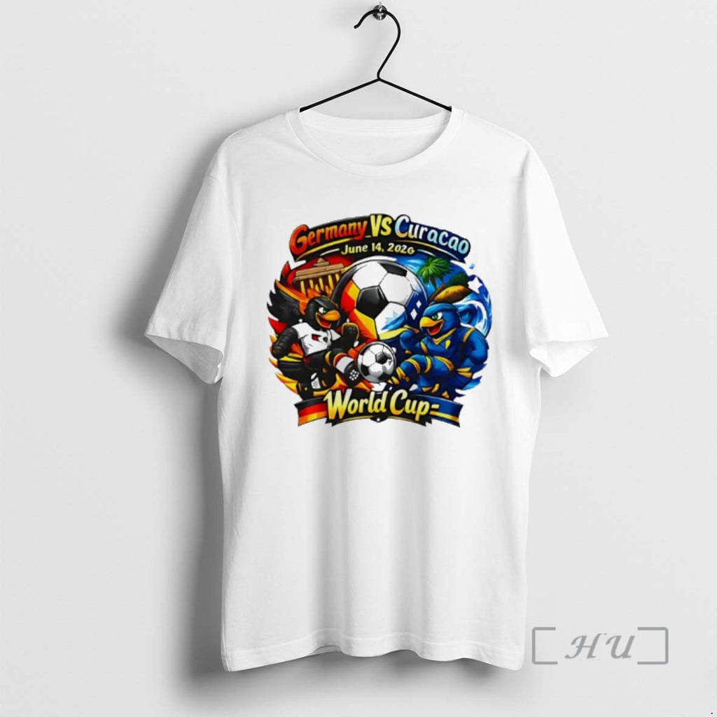 Officials Germany Vs Curacao 2026 World Cup Mascot T-Shirts, Hoodie, Sweatshirt - T-Shirt, Sweatshirt, Hoodie