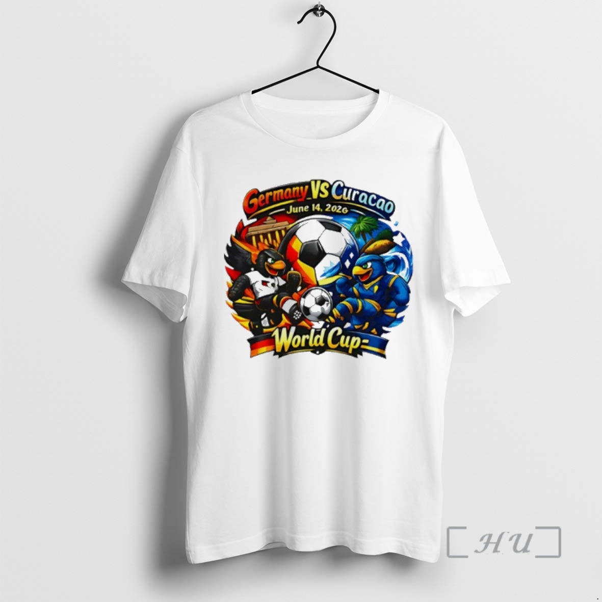 Officials Germany Vs Curacao 2026 World Cup Mascot T-Shirts, Hoodie, Sweatshirt - T-Shirt, Sweatshirt, Hoodie