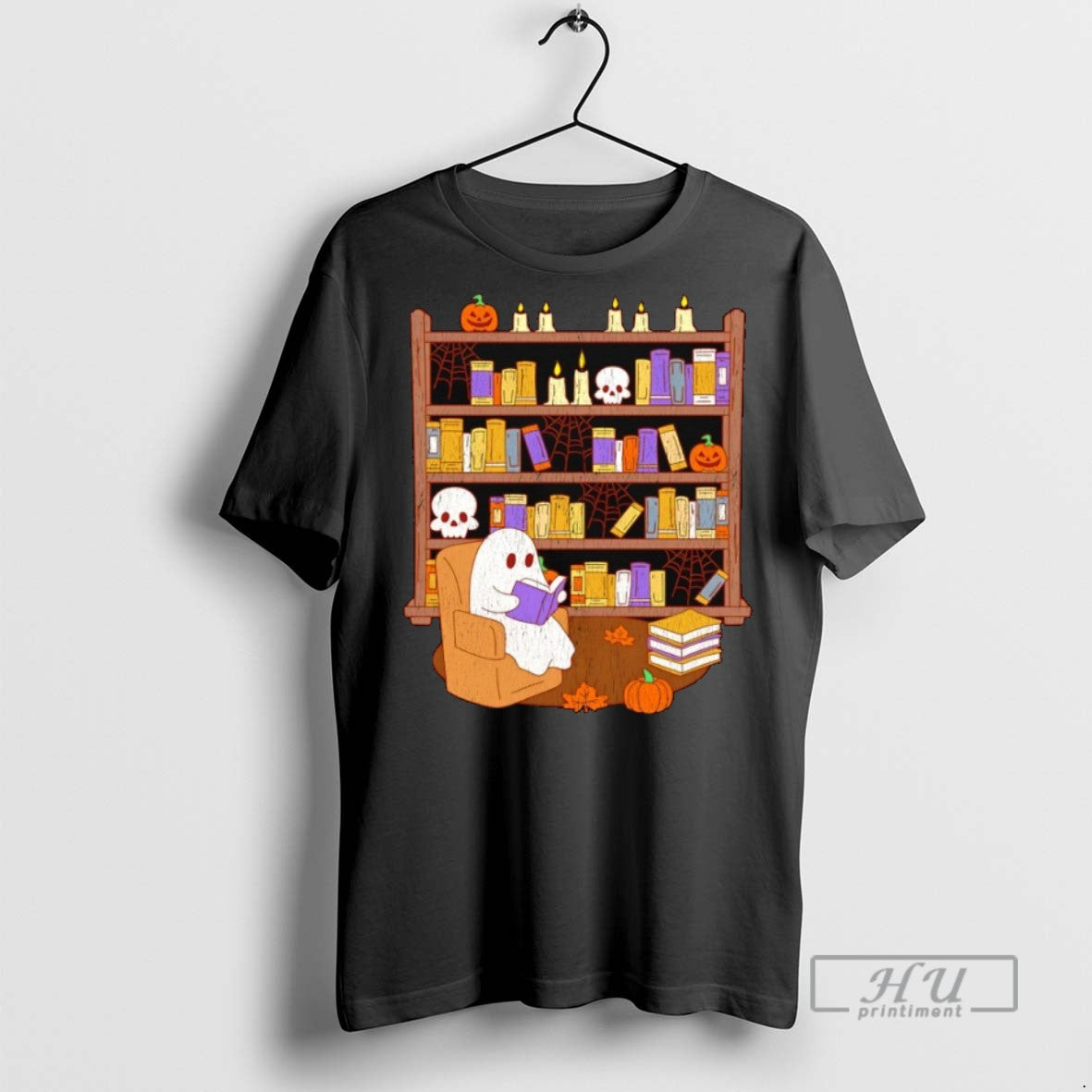 Officials Ghost Library Halloween T Shirts Unisex T-shirt, Sweatshirt, Hoodie, Long Sleeve Tee - T-Shirt, Sweatshirt, Hoodie