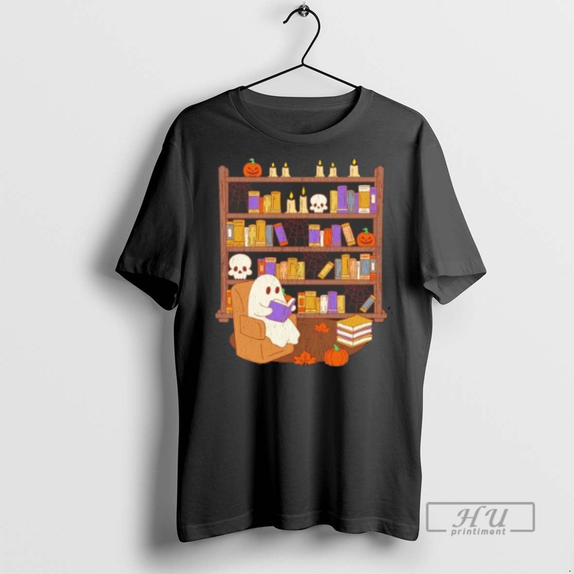 Officials Ghost Library Love Books T Shirt Unisex T-shirt, Sweatshirt, Hoodie, Long Sleeve Tee - T-Shirt, Sweatshirt, Hoodie