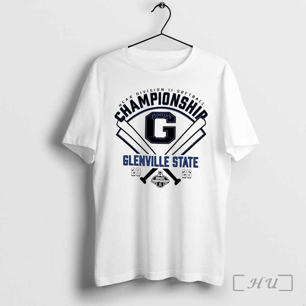 Officials Glenville State Pioneers 2026 Ncaa Division Ii Softball Championship Unisex T-shirt, Sweatshirt, Hoodie, Long Sleeve Tee - T-Shirt, Sweatshirt, Hoodie