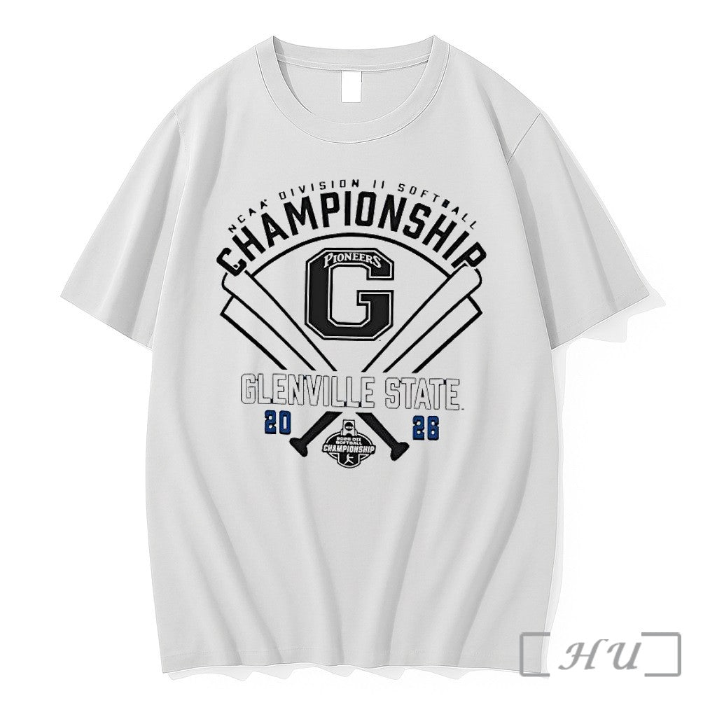 Officials Glenville State Pioneers 2026 Ncaa Division Ii Softball Championship Crossed Bats Premium T Shirts - T-Shirt, Sweatshirt, Hoodie