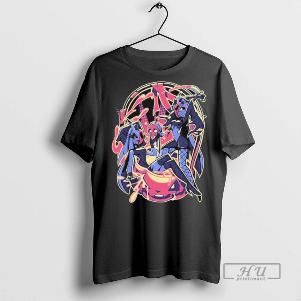 Officials Glitz Glam Halloween Helluva Boss Halloween T Shirt Unisex T-shirt, Sweatshirt, Hoodie, Long Sleeve Tee - T-Shirt, Sweatshirt, Hoodie