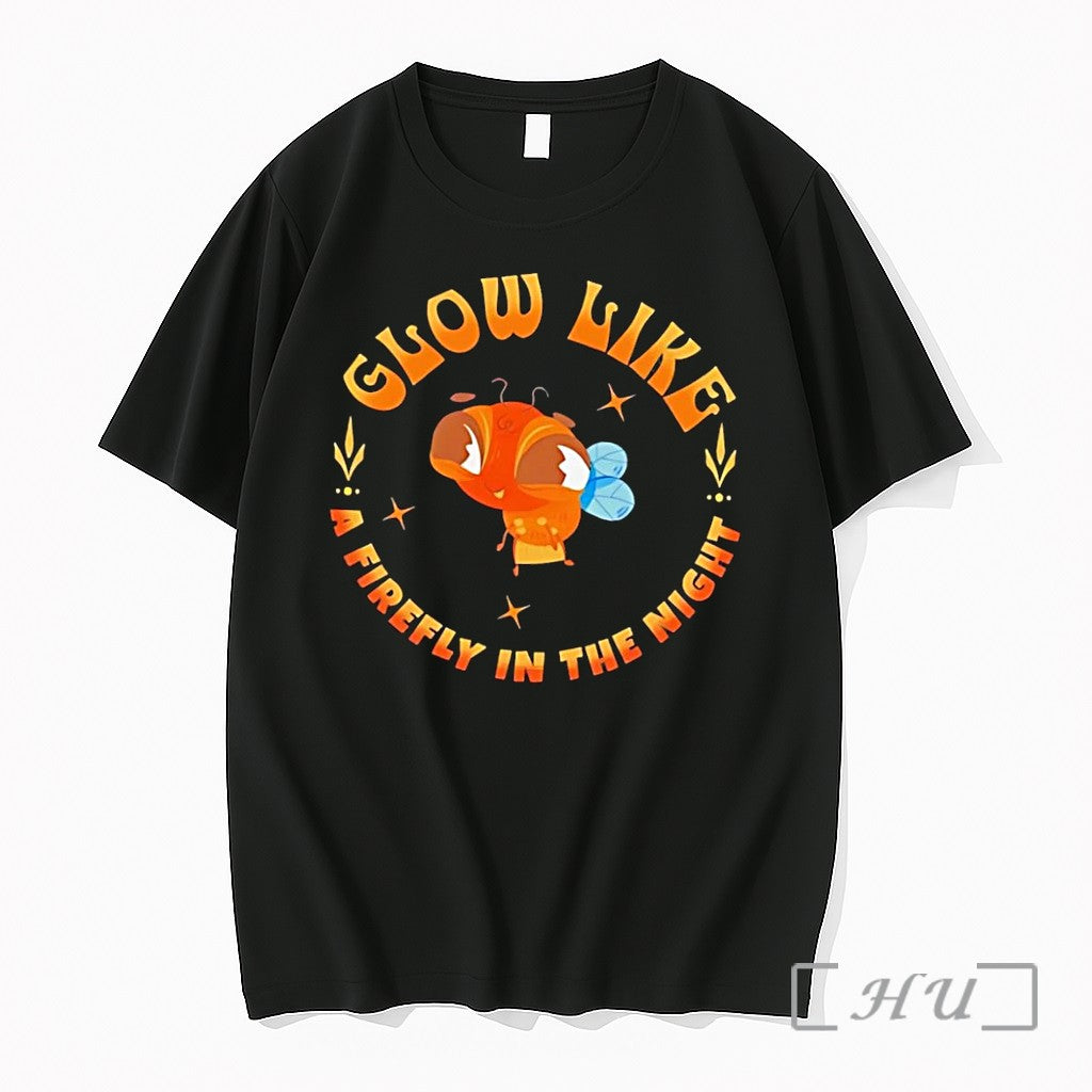 Officials Glow Like A Firefly In The Night Cute Insect Black Premium T Shirts Sweater Unisex T-shirt, Sweatshirt, Hoodie, Long Sleeve Tee - T-Shirt, Sweatshirt, Hoodie
