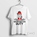 Officials Gnome Aebleskiver Tester Reporting Duty 2 T-Shirts, Hoodie, Sweatshirt - T-Shirt, Sweatshirt, Hoodie