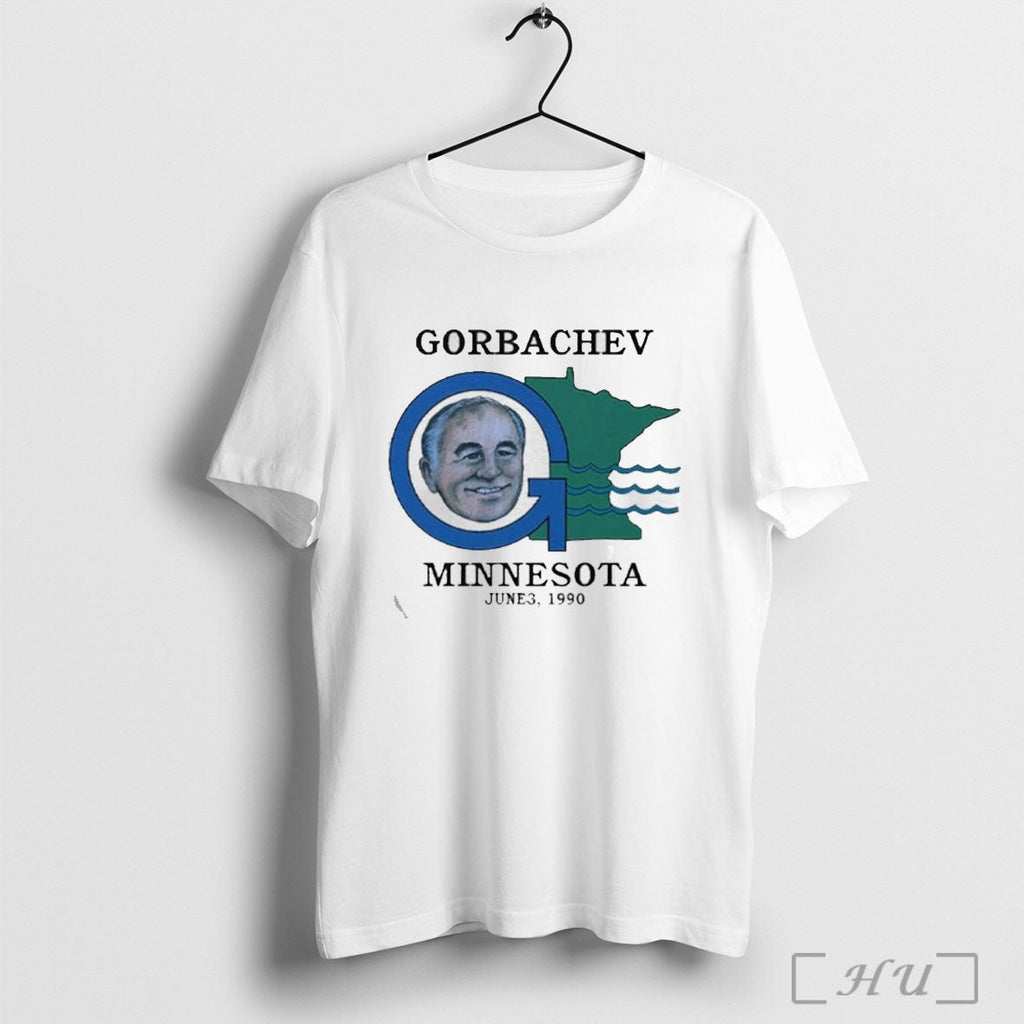 Officials Gorbachev Minnesota June 3 1990 T Shirt Unisex T-shirt, Sweatshirt, Hoodie, Long Sleeve Tee - T-Shirt, Sweatshirt, Hoodie