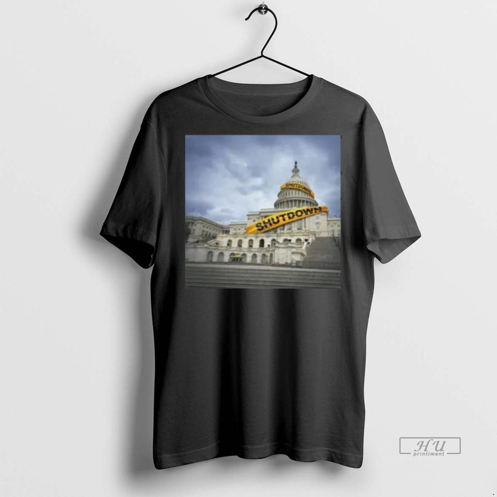 Officials Government Shutdown 2025 Long Sleve Shirt Sweater Unisex T-shirt, Sweatshirt, Hoodie, Long Sleeve Tee - T-Shirt, Sweatshirt, Hoodie