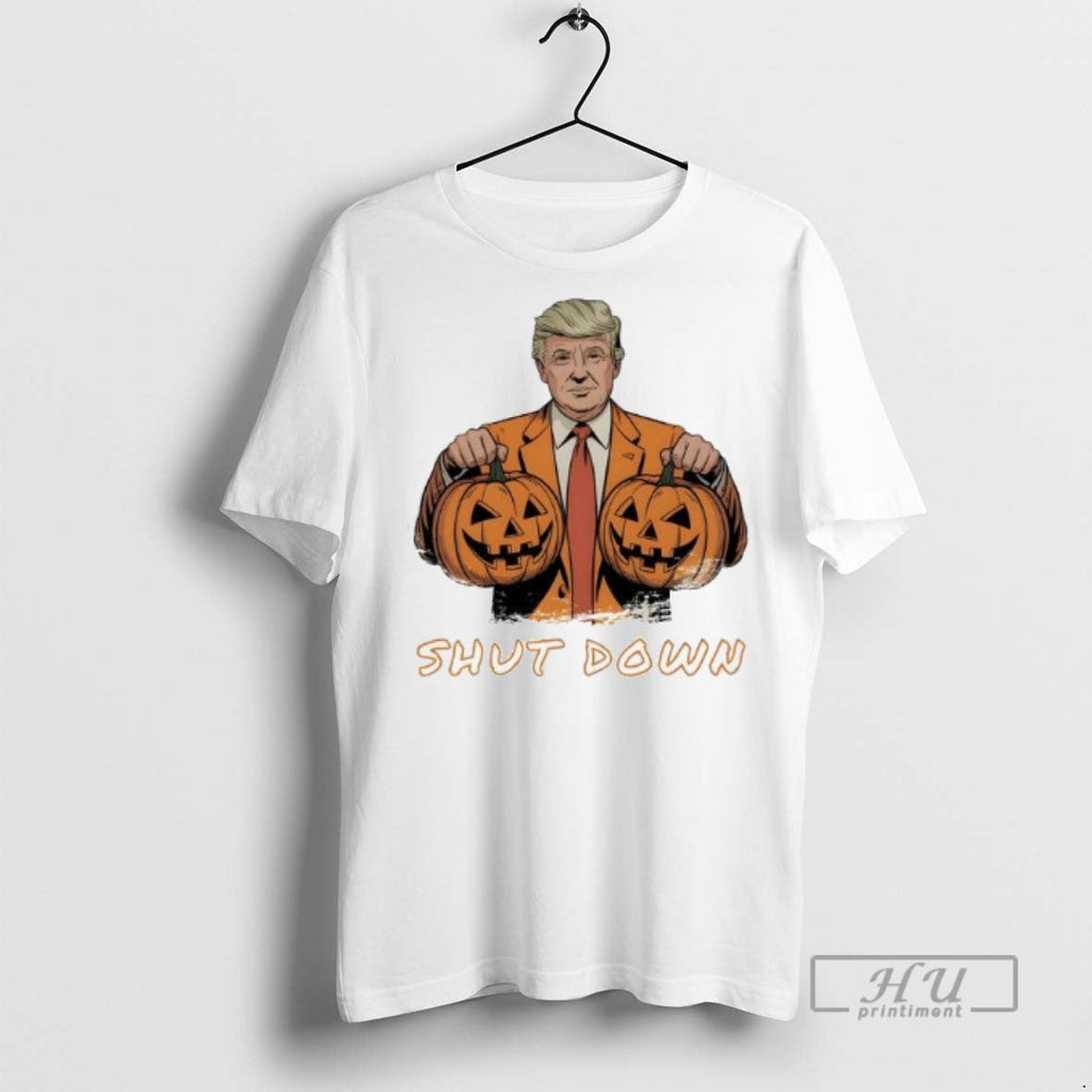 Officials Government Shutdown Halloween Anti Trump T Shirt Unisex T-shirt, Sweatshirt, Hoodie, Long Sleeve Tee - T-Shirt, Sweatshirt, Hoodie