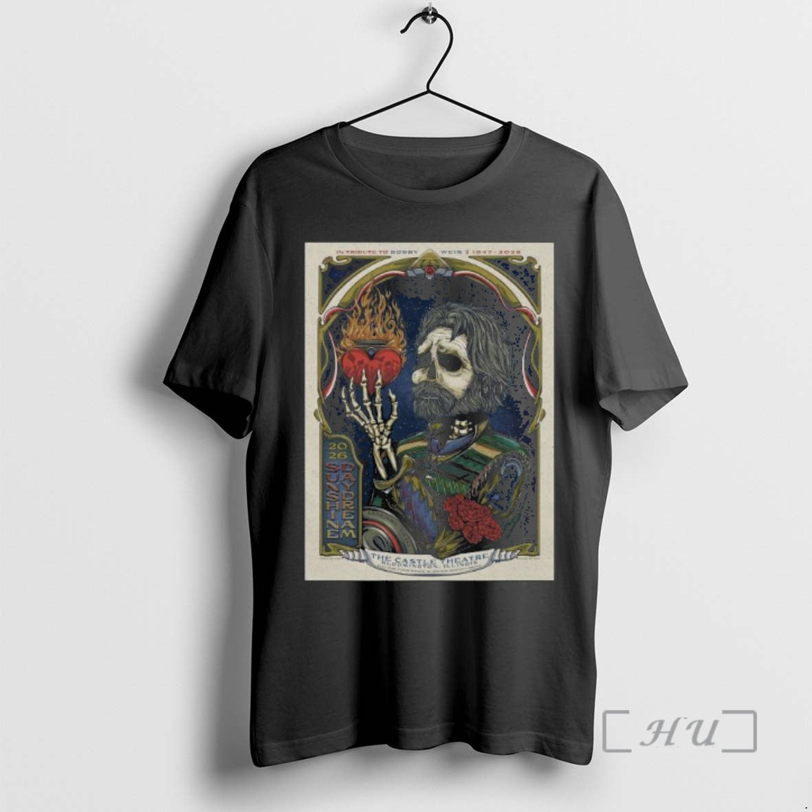 Officials Grateful Dead Bobby Weir Castle Theatre Bloomington Il Jan 30 2026 T-Shirts, Hoodie, Sweatshirt - T-Shirt, Sweatshirt, Hoodie