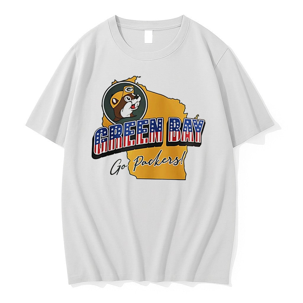Officials Green Bay Packers Buc Ees Green Bay Go Packers Patriotic Tee Unisex T-shirt, Sweatshirt, Hoodie, Long Sleeve Tee - T-Shirt, Sweatshirt, Hoodie