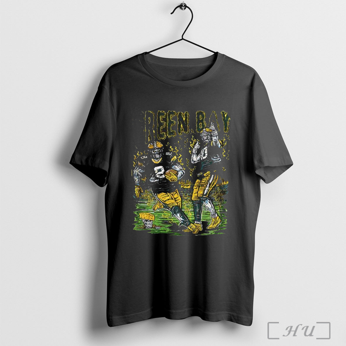 Officials Green Bay Packers Zombie Football Players Halloween Graphic T Shirt Unisex T-shirt, Sweatshirt, Hoodie, Long Sleeve Tee - T-Shirt, Sweatshirt, Hoodie