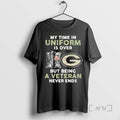Officials Green Bay Packers My Time Uniform Is Over But Being Veteran Never T-Shirts, Hoodie, Sweatshirt - T-Shirt, Sweatshirt, Hoodie