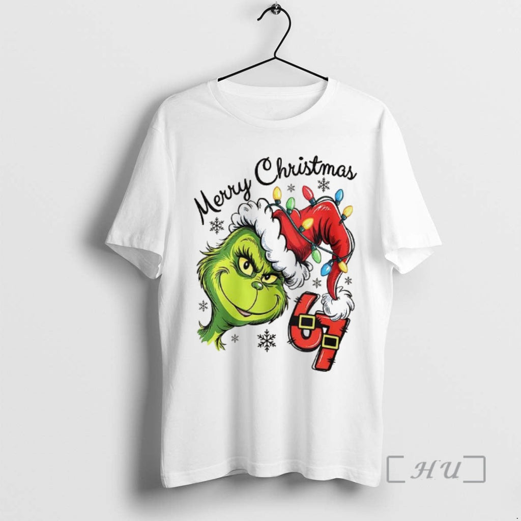 Officials Grinch 6 7 Six Seven Merry T-Shirts, Hoodie, Sweatshirt - T-Shirt, Sweatshirt, Hoodie