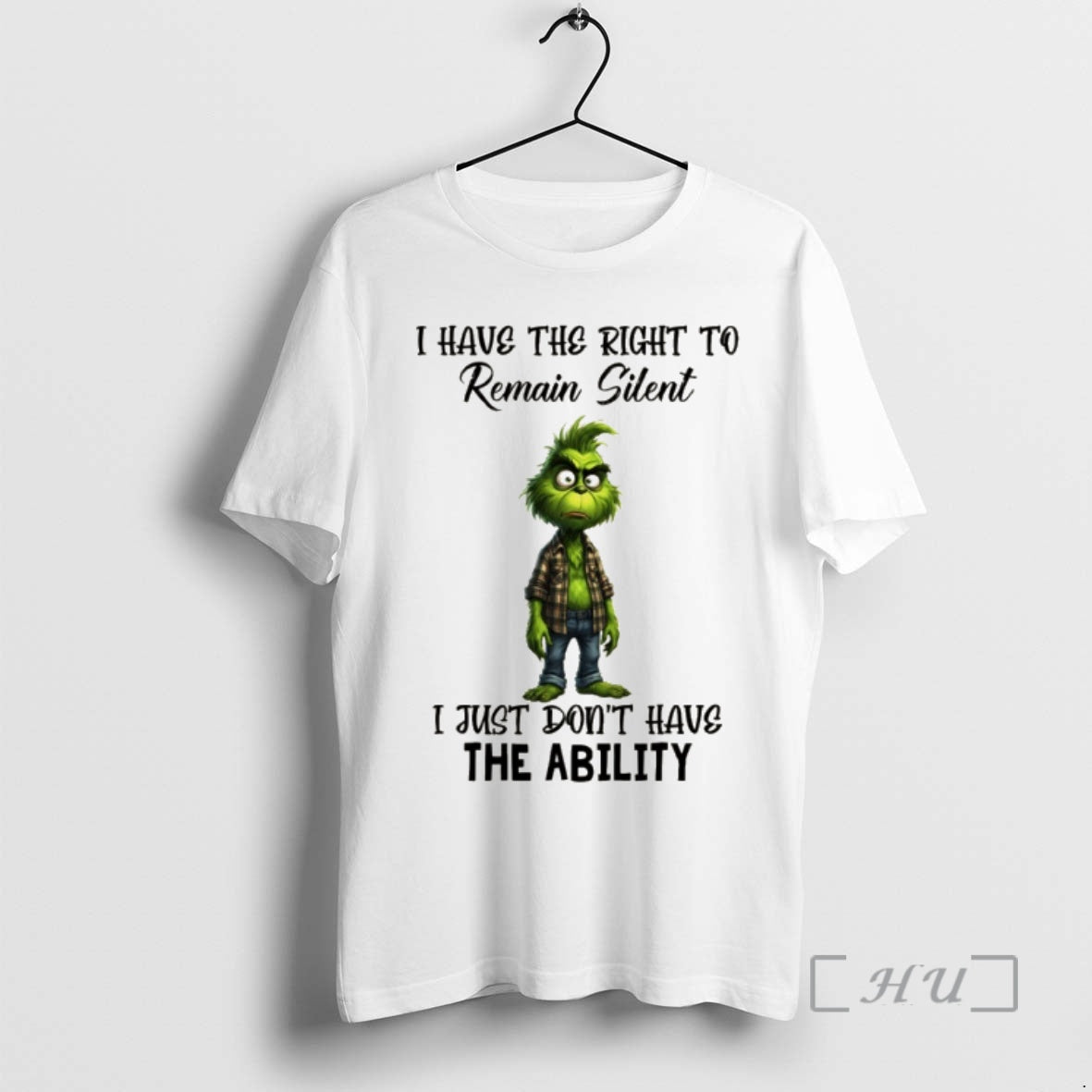 Officials Grinch I Have Right Remain Silent I Just Dont Have Ability T-Shirts, Hoodie, Sweatshirt - T-Shirt, Sweatshirt, Hoodie