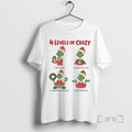 Officials Grinch Xmas Four Escalating Levels Crazy T-Shirts, Hoodie, Sweatshirt - T-Shirt, Sweatshirt, Hoodie