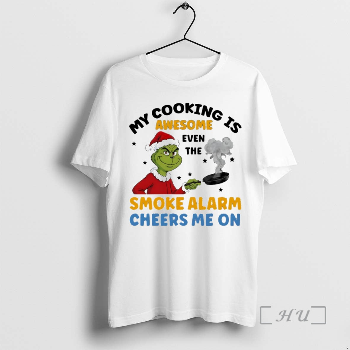 Officials Grinch My Cooking Is Awesome Even Smoke Alarm Cheers Me Circle T-Shirts, Hoodie, Sweatshirt - T-Shirt, Sweatshirt, Hoodie