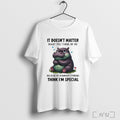 Officials Grumpy Hippo It Doesnt Matter What You Think Of Me Because My Imaginary Friends Unisex T-shirt, Sweatshirt, Hoodie, Long Sleeve Tee - T-Shirt, Sweatshirt, Hoodie