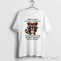 Officials Grumpy Racoon Middle Finger I Dont Care If People Talk Shit About Me Unisex T-shirt, Sweatshirt, Hoodie, Long Sleeve Tee - T-Shirt, Sweatshirt, Hoodie