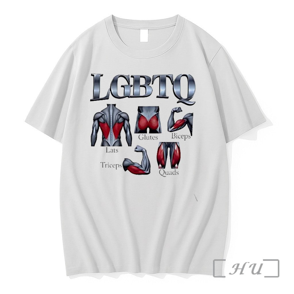 Officials Gym Lgbtq Lats Glutes Biceps Triceps Quads Tee Unisex T-shirt, Sweatshirt, Hoodie, Long Sleeve Tee - T-Shirt, Sweatshirt, Hoodie