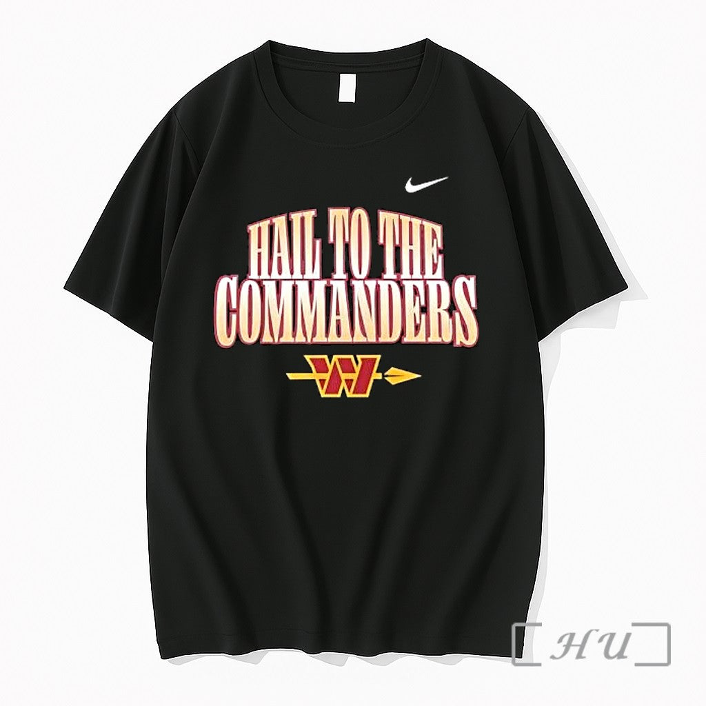 Officials Hail To The Commanders Washington Commanders Logo Unisex T-shirt, Sweatshirt, Hoodie, Long Sleeve Tee - T-Shirt, Sweatshirt, Hoodie