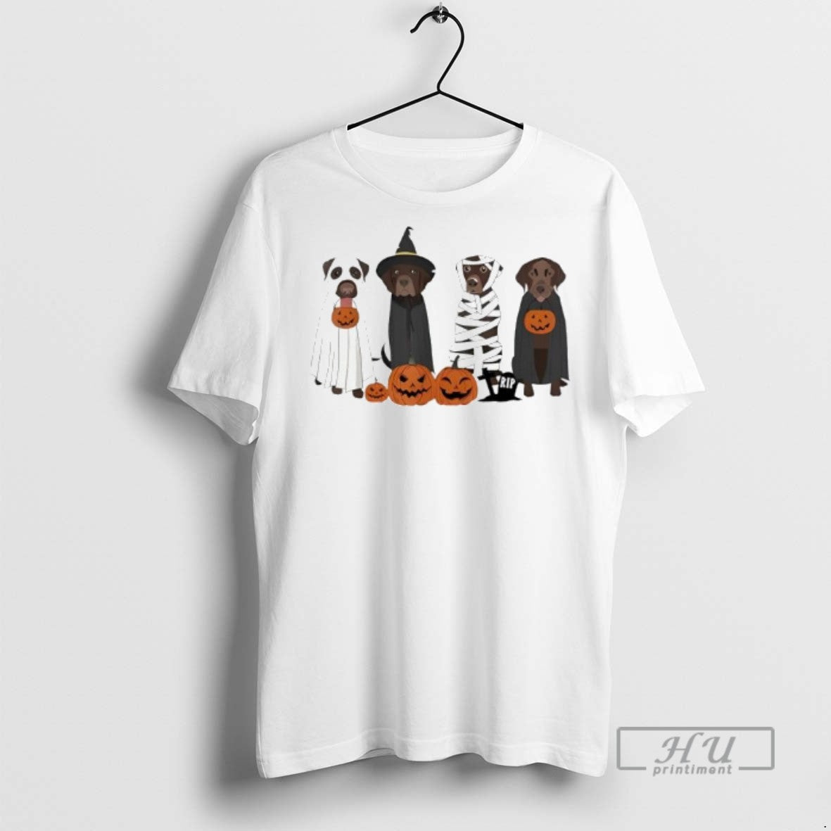 Officials Halloween Brown Labrador Ghost Spooky Chocolate Lab Dog Mama T Shirt Unisex T-shirt, Sweatshirt, Hoodie, Long Sleeve Tee - T-Shirt, Sweatshirt, Hoodie