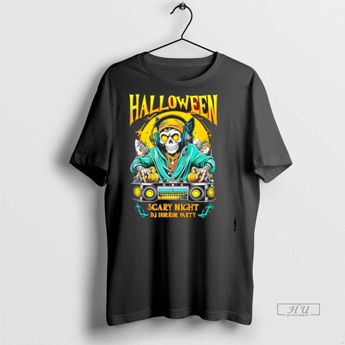 Officials Halloween Dj Horror Scary Night Party Shirt Sweater Unisex T-shirt, Sweatshirt, Hoodie, Long Sleeve Tee - T-Shirt, Sweatshirt, Hoodie