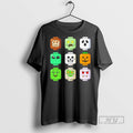 Officials Halloween Zombie Block Heads T Shirt Unisex T-shirt, Sweatshirt, Hoodie, Long Sleeve Tee - T-Shirt, Sweatshirt, Hoodie
