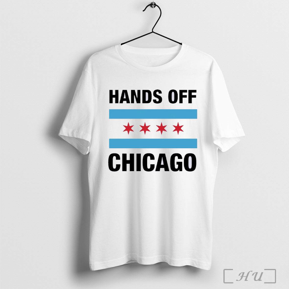 Officials Hands Off Chicago Flag T Shirt Unisex T-shirt, Sweatshirt, Hoodie, Long Sleeve Tee - T-Shirt, Sweatshirt, Hoodie