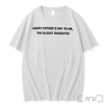Officials Happy Fathers Day To Me The Eldest Daughter Tee Unisex T-shirt, Sweatshirt, Hoodie, Long Sleeve Tee - T-Shirt, Sweatshirt, Hoodie