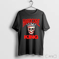 Officials Hardcore King Bloody Skull With Crown Gothic T Shirt Unisex T-shirt, Sweatshirt, Hoodie, Long Sleeve Tee - T-Shirt, Sweatshirt, Hoodie