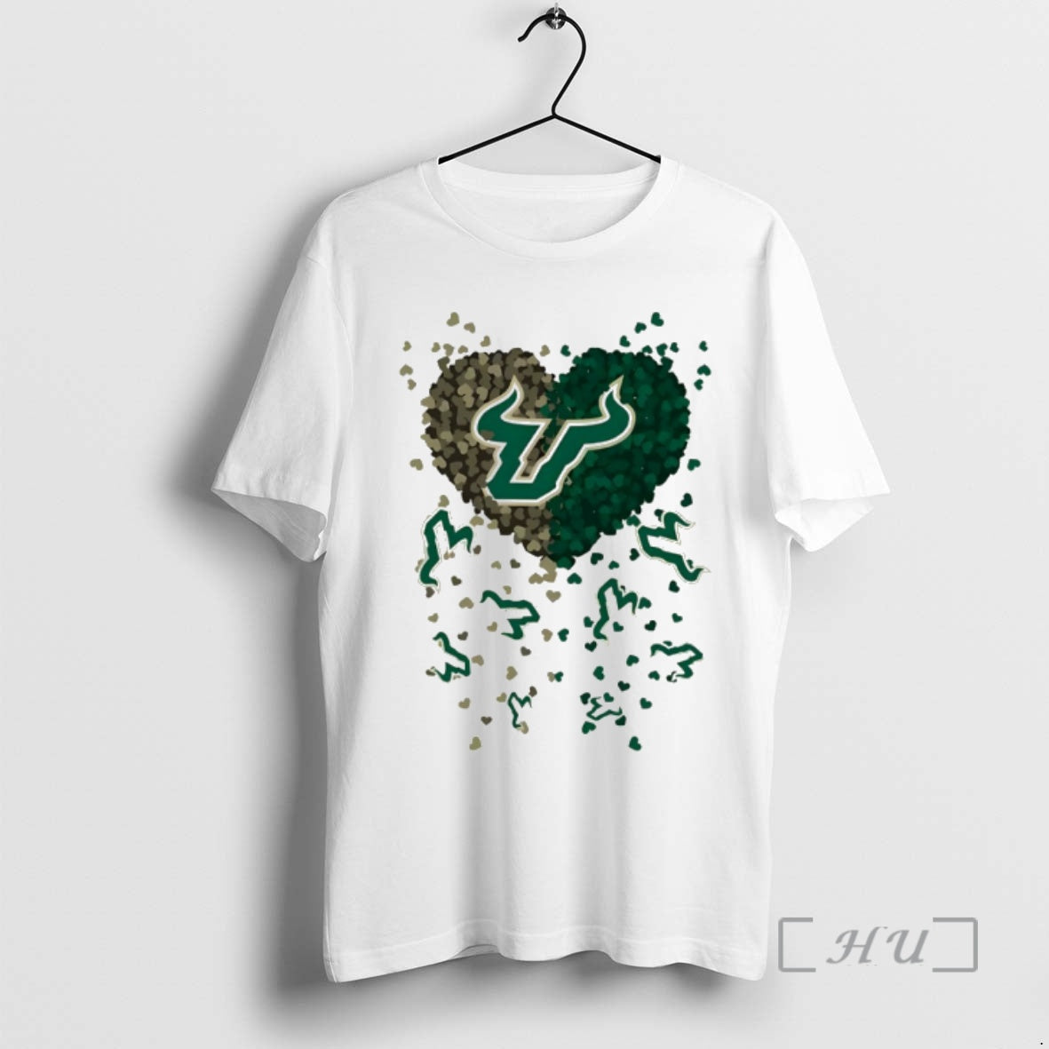 Officials Heart Of South Florida Bulls 2026 Unisex T-shirt, Sweatshirt, Hoodie, Long Sleeve Tee - T-Shirt, Sweatshirt, Hoodie