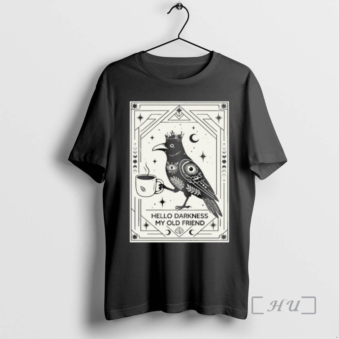 Officials Hello Darkness My Old Friend Crow T-Shirts, Hoodie, Sweatshirt - T-Shirt, Sweatshirt, Hoodie