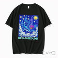 Officials Hello Ground Whale Floating In Starry Night Unisex T-shirt, Sweatshirt, Hoodie, Long Sleeve Tee - T-Shirt, Sweatshirt, Hoodie