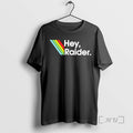 Officials Hey Raider Text Retro Rainbow Stripes T-Shirts, Hoodie, Sweatshirt - T-Shirt, Sweatshirt, Hoodie