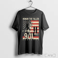 Officials Honor The Fallen September 11 American Flag T Shirt Sweatshirt Png Unisex T-shirt, Sweatshirt, Hoodie, Long Sleeve Tee - T-Shirt, Sweatshirt, Hoodie