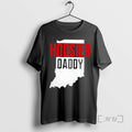 Officials Hoosier Daddy Indiana State Map T-Shirts, Hoodie, Sweatshirt - T-Shirt, Sweatshirt, Hoodie