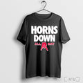 Officials Horns Down All Day Georgia T Shirt Unisex T-shirt, Sweatshirt, Hoodie, Long Sleeve Tee - T-Shirt, Sweatshirt, Hoodie