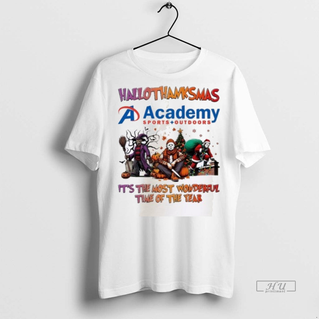 Officials Horror Character X Academy Sports Outdoors Hallothanksmas Its The Most Wonderful Time Of The - T-Shirt, Sweatshirt, Hoodie