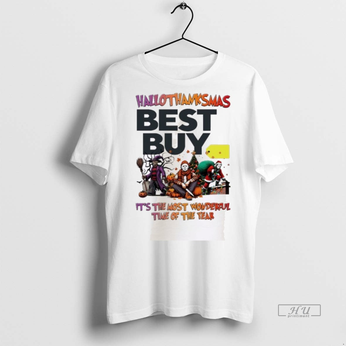 Officials Horror Character X Best Buy Hallothanksmas Its The Most Wonderful Time Of The Year - T-Shirt, Sweatshirt, Hoodie